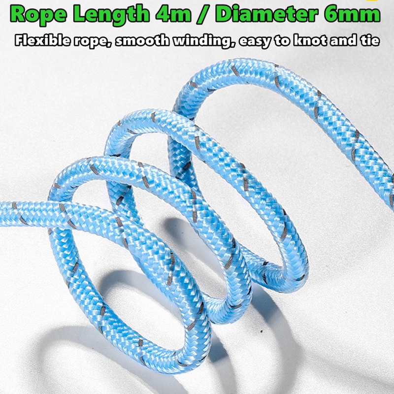 6mm Ltralight Tent Cords Campi - Outdoor Camping Tarp reseña y precio