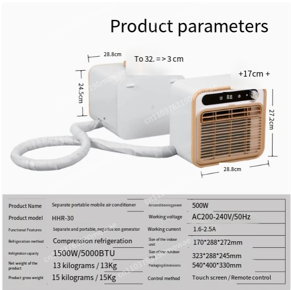 Portable camping tent air cond - Outdoor Camping Air Conditioner reseña y precio