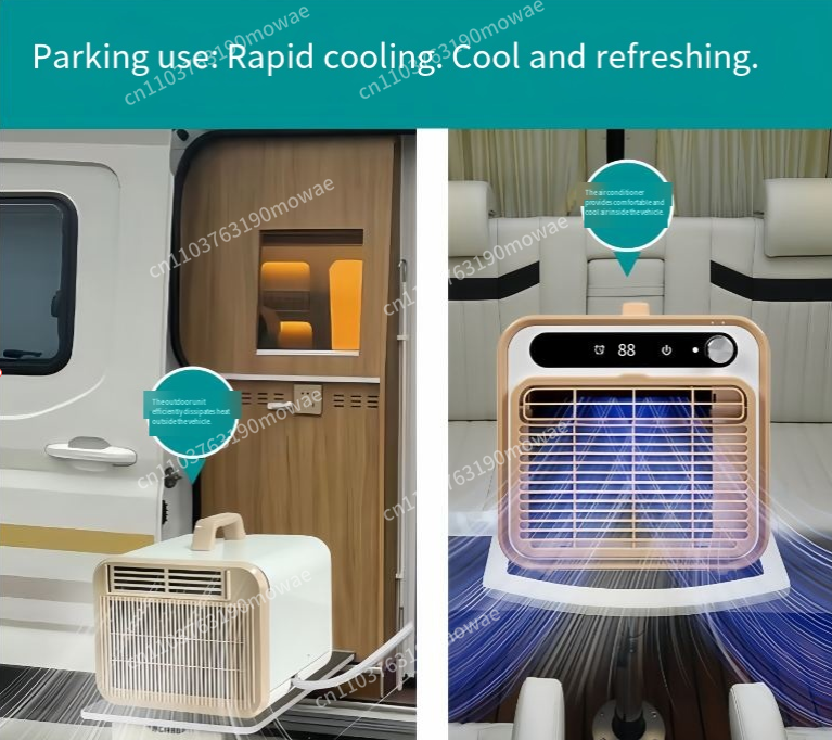 Portable camping tent air cond - Outdoor Camping Air Conditioner reseña y precio