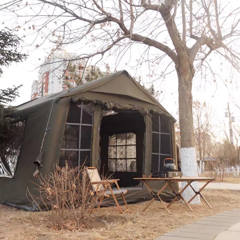 2026 9.0 Green Air Tent For 4- - Outdoor Camping Inflatable Tent reseña y precio