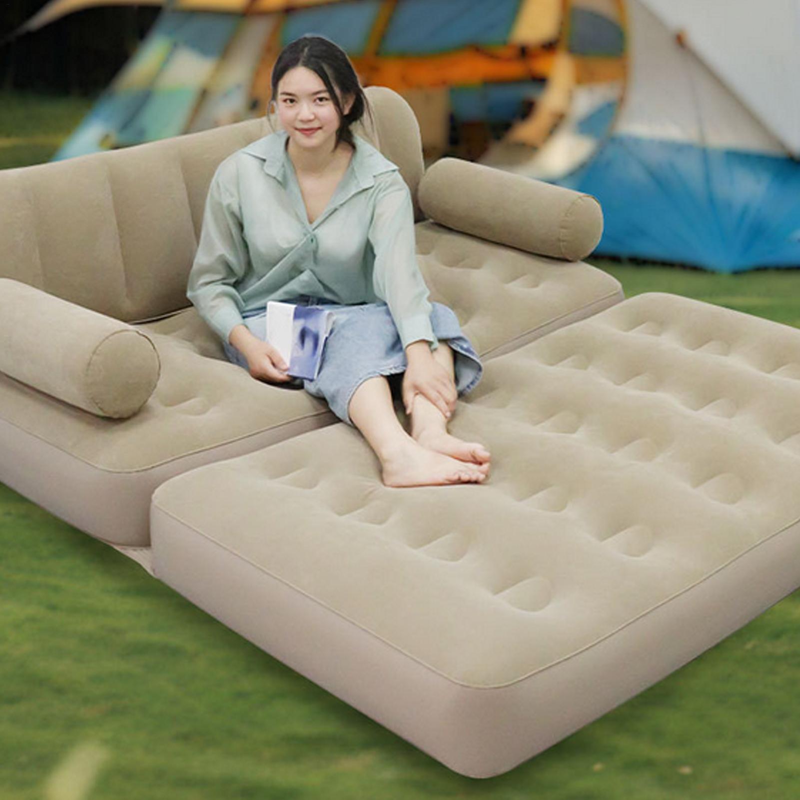 Air Sofa With Air Pump Folding - Outdoor Camping Couch reseña y precio