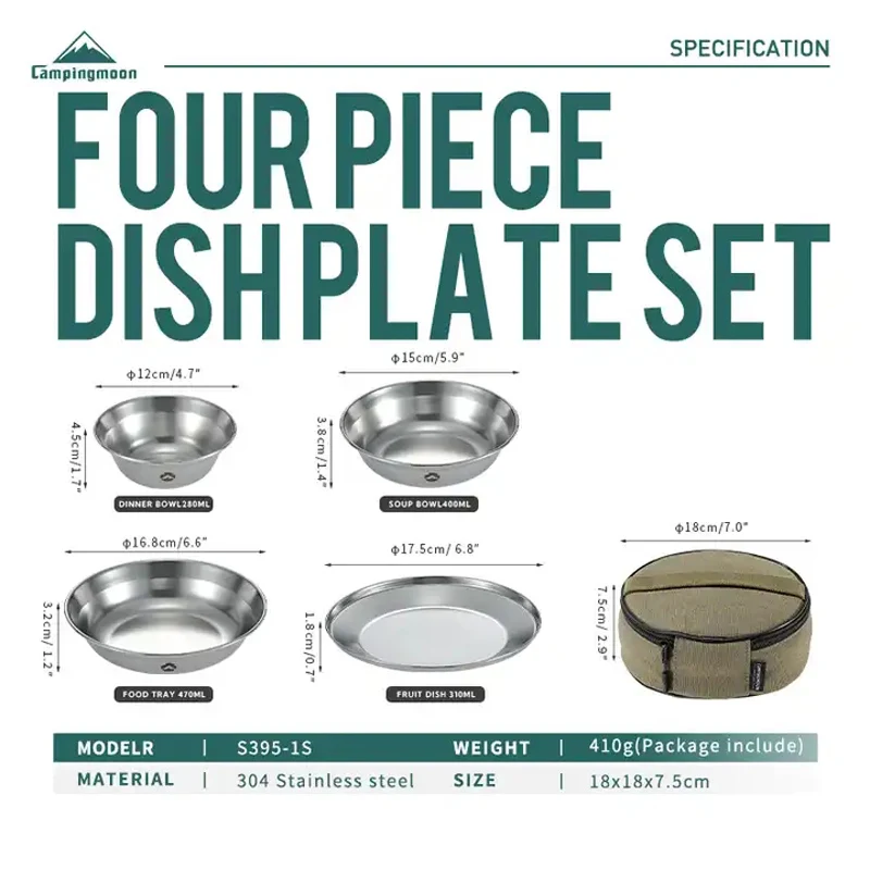 CAMPINGMOON Stainless Steel 30 - Outdoor Camping Korea reseña y precio