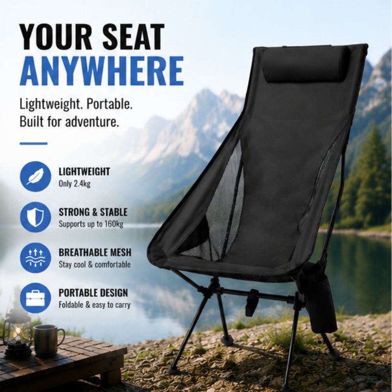 Fishing Portable Foldable Camp - Outdoor Camping Folding Chairs reseña y precio