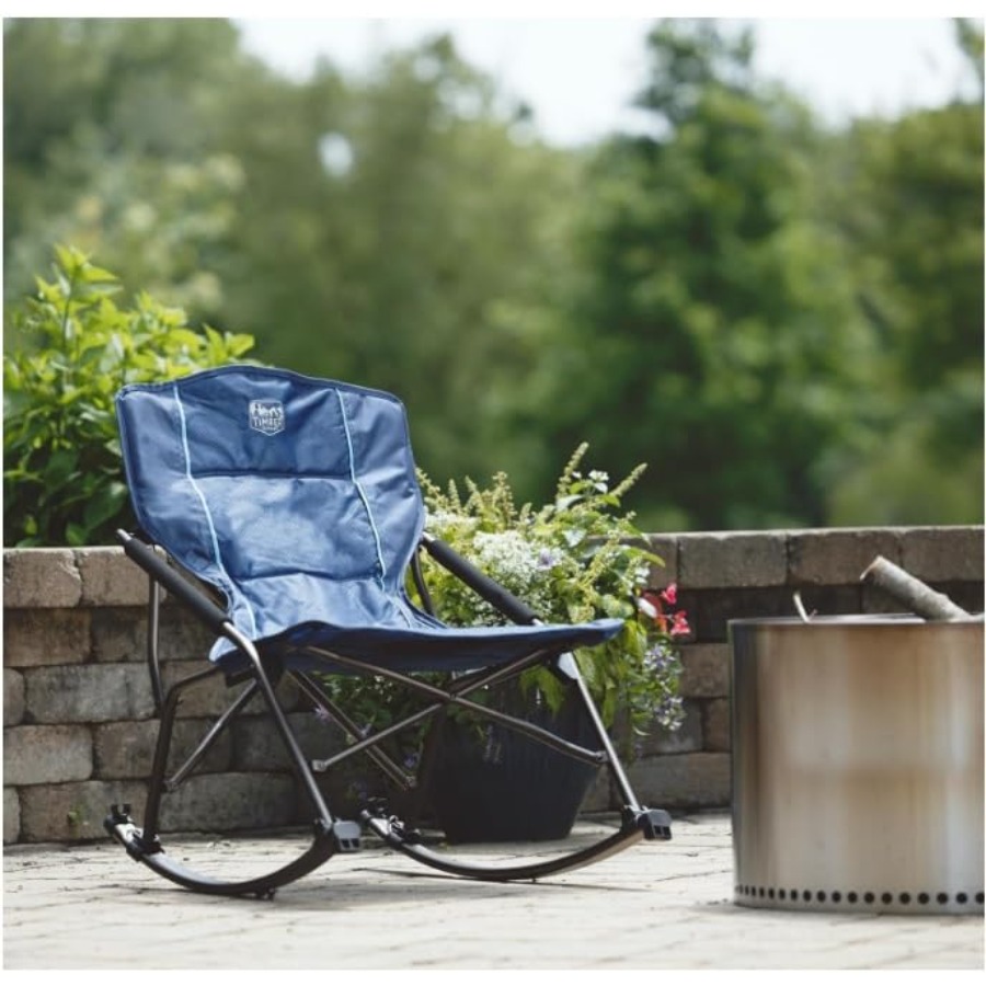 Folding Rocking Camping Chair  - Outdoor Camping Rocker reseña y precio