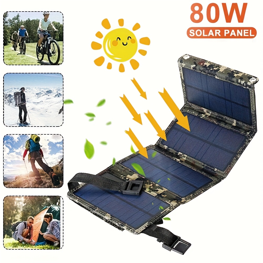 [Solar Panel] 80W Portable Fol - Outdoor Camp reseña y precio