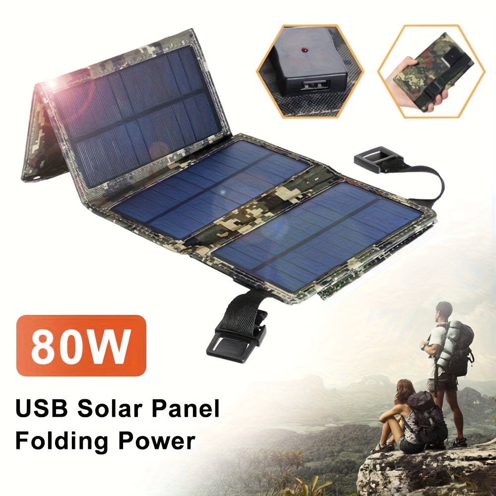[Solar Panel] 80W Portable Fol - Outdoor Camp reseña y precio