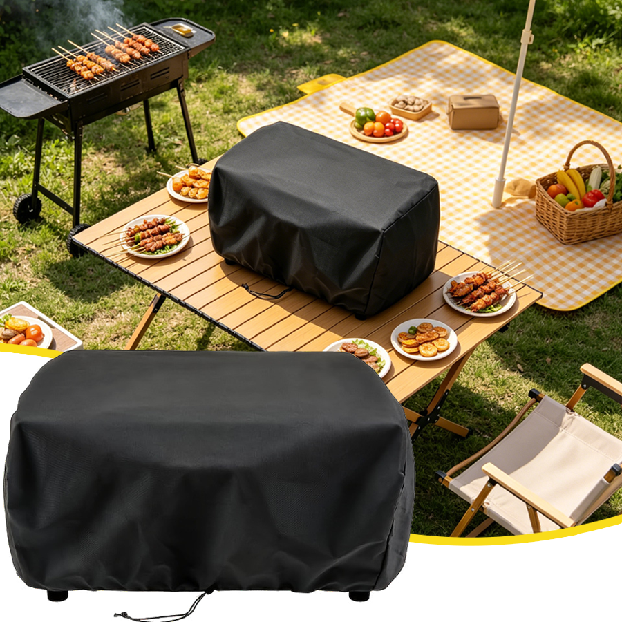 1pc Black Oven Protective Cove - Outdoor Camping Furniture reseña y precio