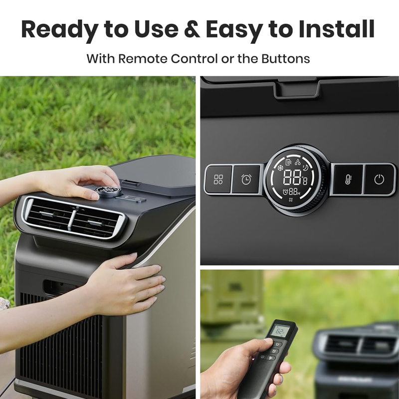 Portable Air Conditioner With  - Outdoor Camping Air Conditioner reseña y precio