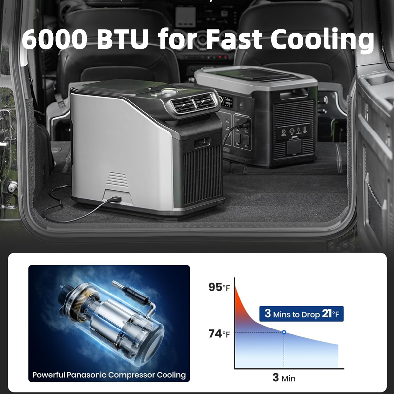 Portable Air Conditioner With  - Outdoor Camping Air Conditioner reseña y precio
