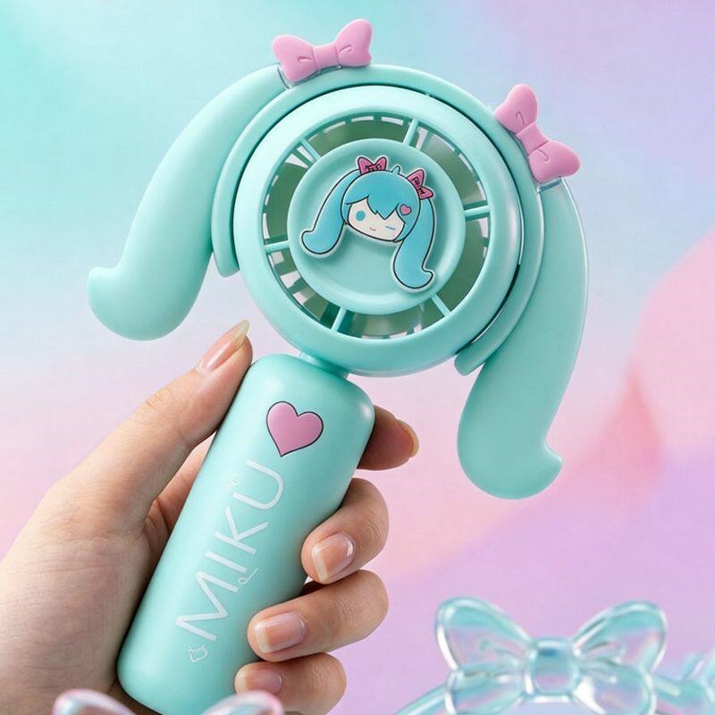 Hatsune Miku Mini Handheld Fan - Outdoor Camping Tv reseña y precio