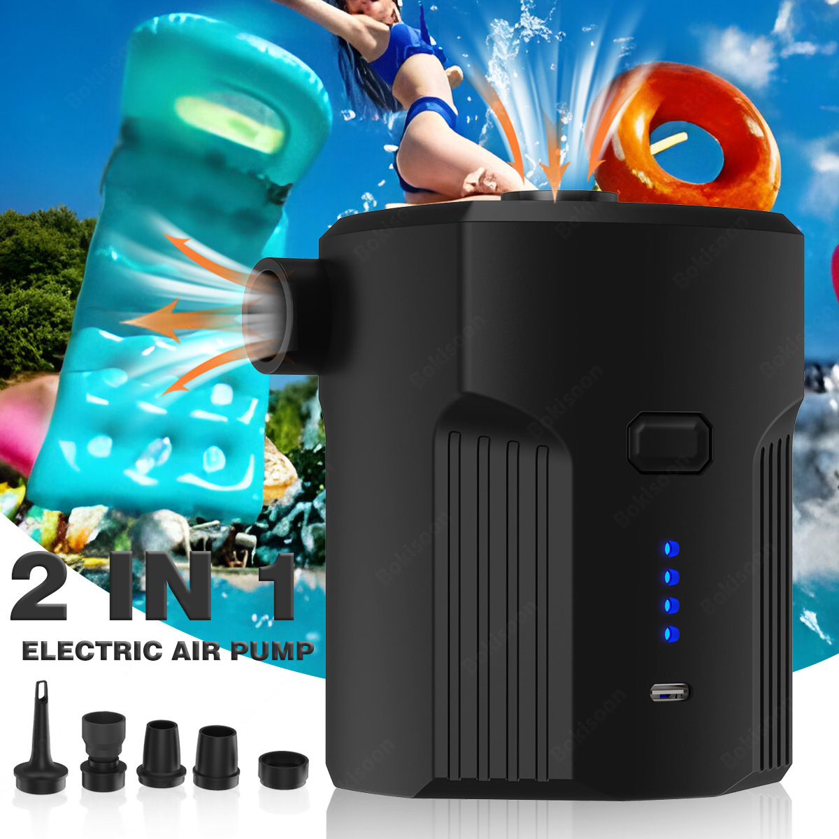Portable Electric Air Pump for - Outdoor Camping Couch reseña y precio