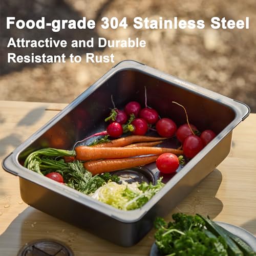 304 Stainless Steel Mini Sink  - Outdoor Camp reseña y precio