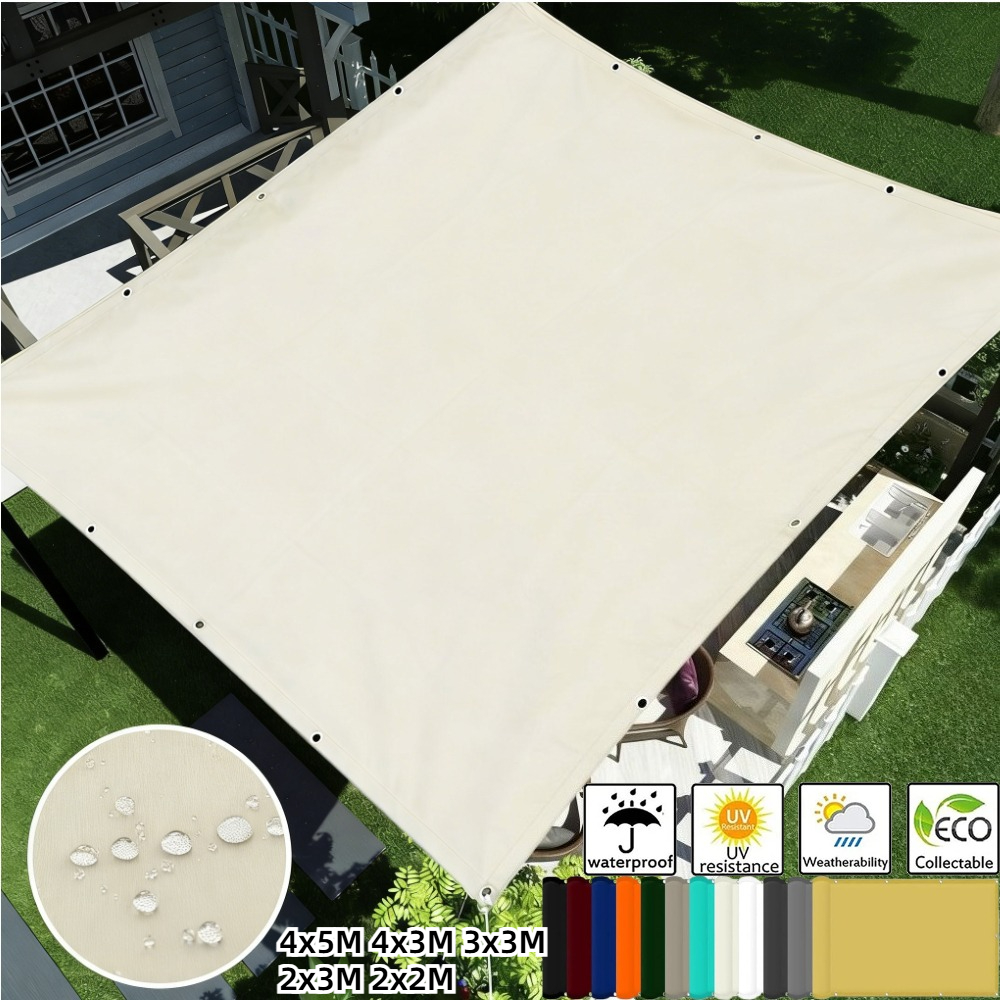 Waterproof Shade Sail with Gro - Outdoor Camping Tarp reseña y precio