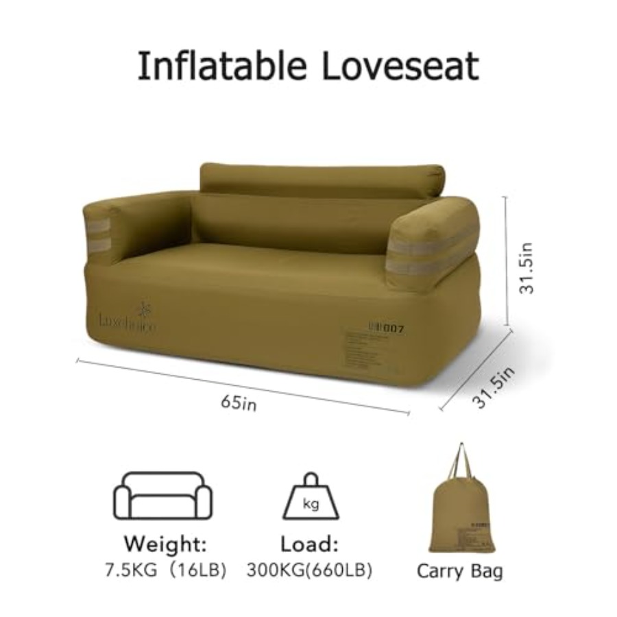 Portable Inflatable Couch for  - Outdoor Camping Couch reseña y precio