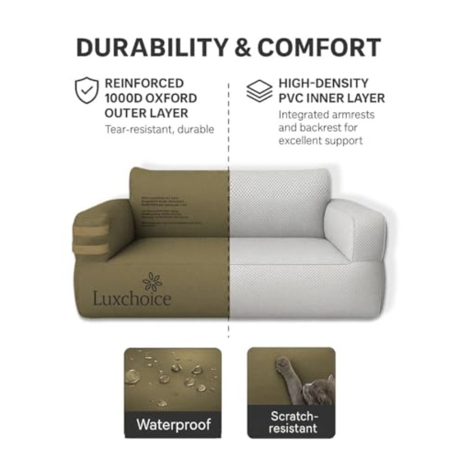 Portable Inflatable Couch for  - Outdoor Camping Couch reseña y precio