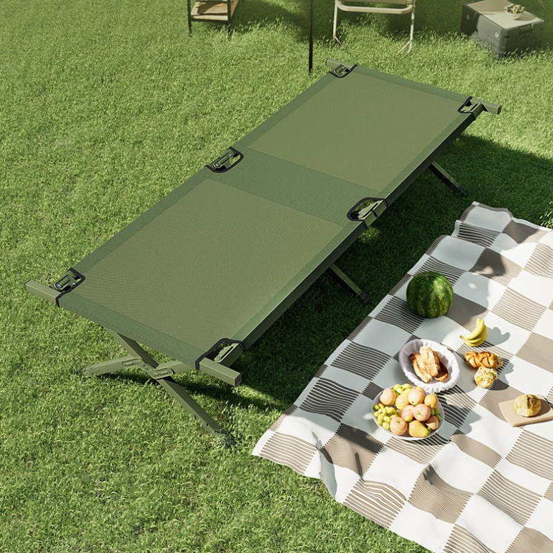 Folding Camping Cot Portable A - Outdoor Camping Couch reseña y precio