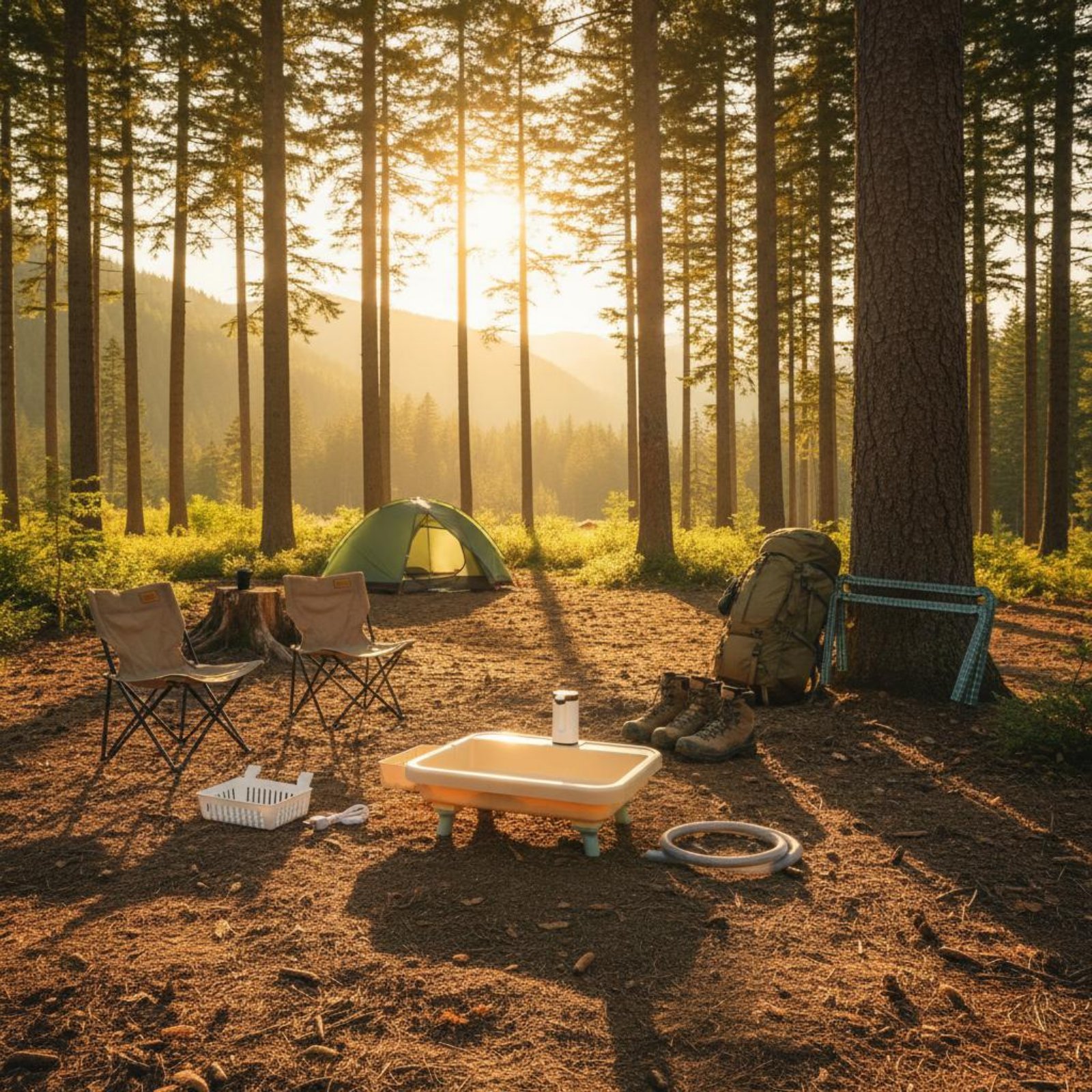 Portable Hand Washing Station  - Outdoor Camp reseña y precio