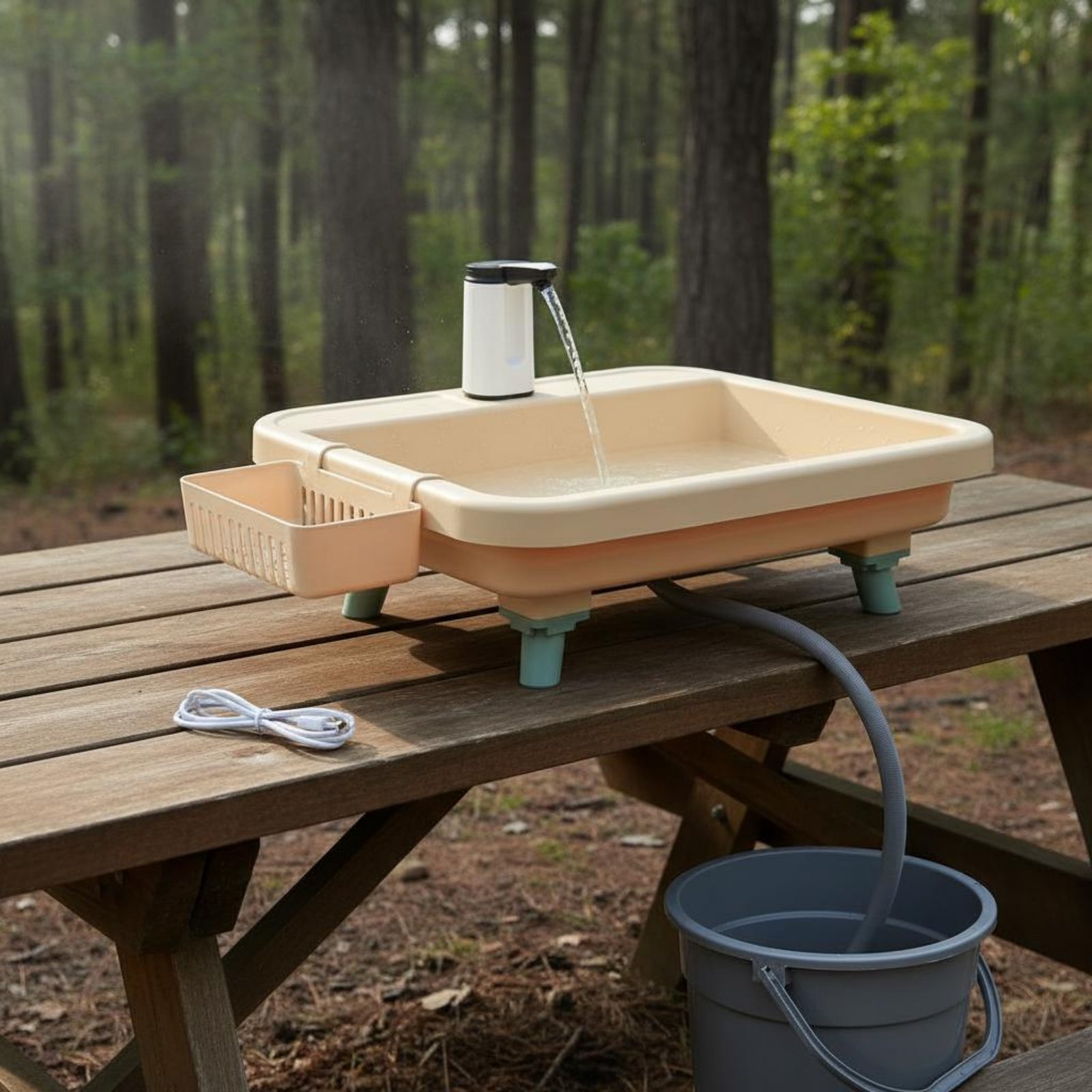 Portable Hand Washing Station  - Outdoor Camp reseña y precio