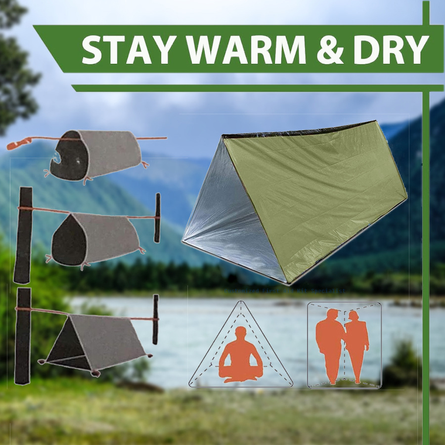 Emergency Survival Tent Shelte - Outdoor Camping Tarp reseña y precio