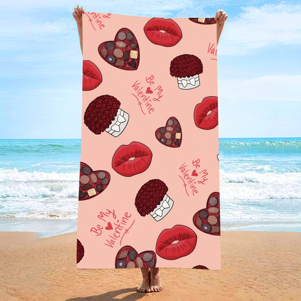 Heart Symbol Bath Towel 27x55i - Outdoor Camping Mat reseña y precio