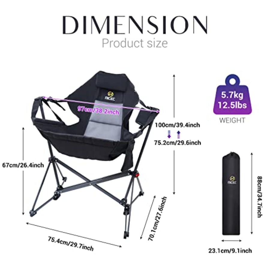 Hammock Camping Chair, Outdoor - Outdoor Camping Rocker reseña y precio