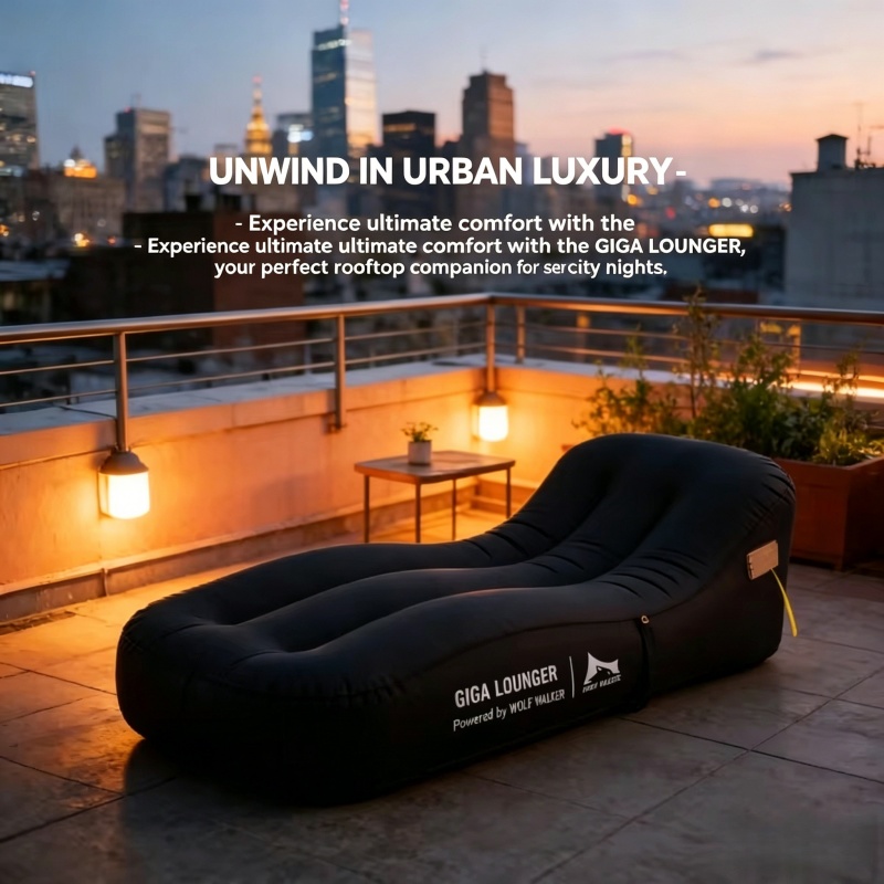 TPU Automatic Inflatable Chair - Outdoor Camping Couch reseña y precio