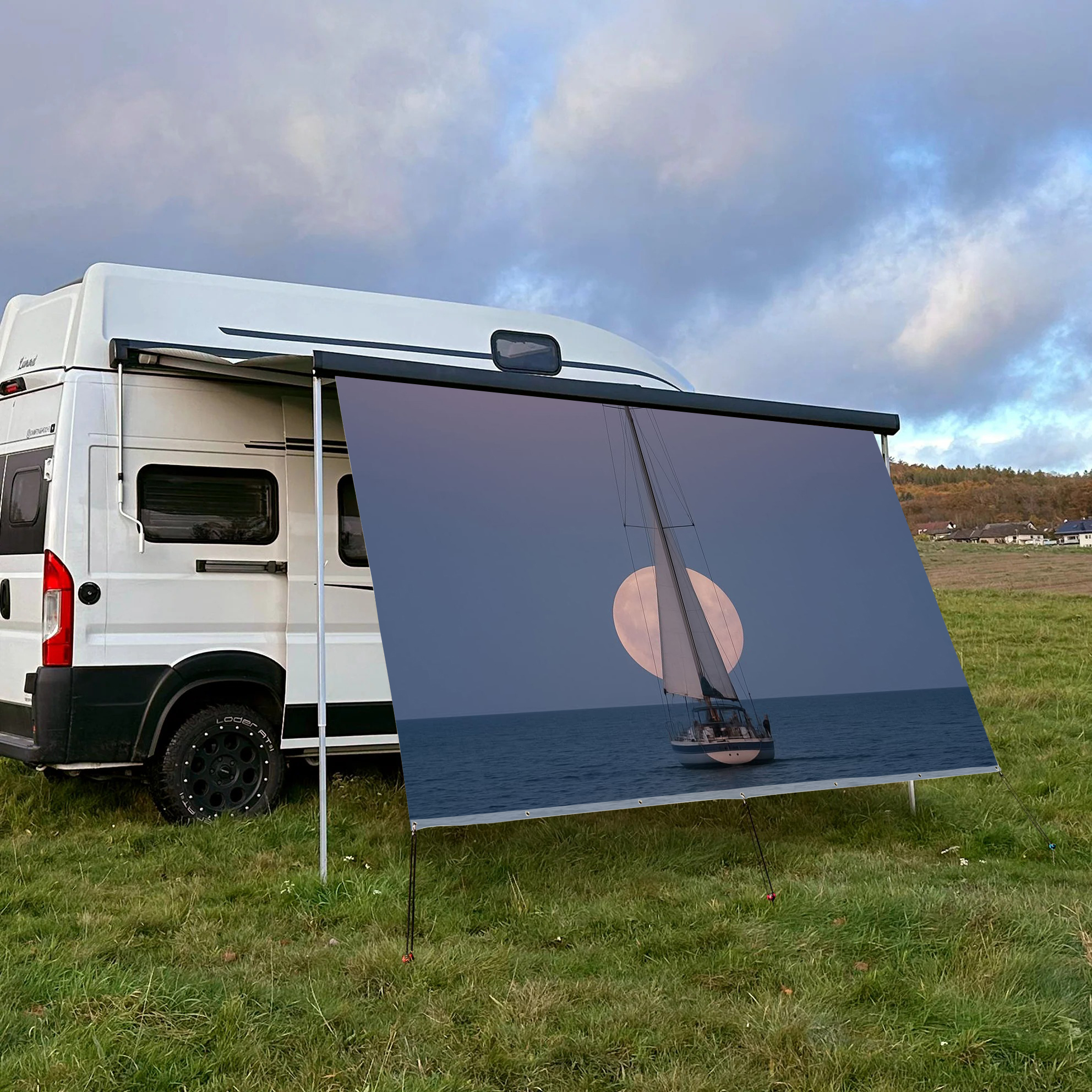 Custom Pattern UV Resistant Fo - Outdoor Camping Tarp reseña y precio