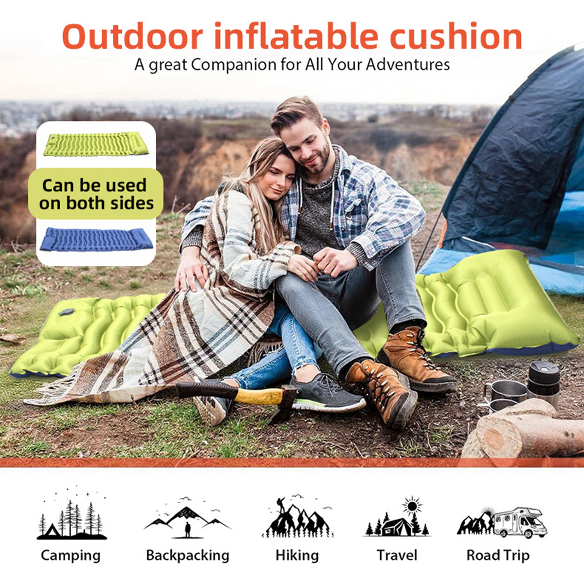 Inflatable mattress, outdoor c - Outdoor Camping Inflatable Tent reseña y precio