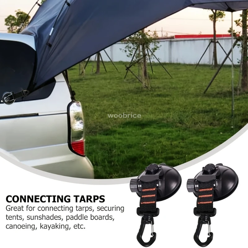 1/8 Pcs Car Tent Suction Cups  - Outdoor Camping Tarp reseña y precio