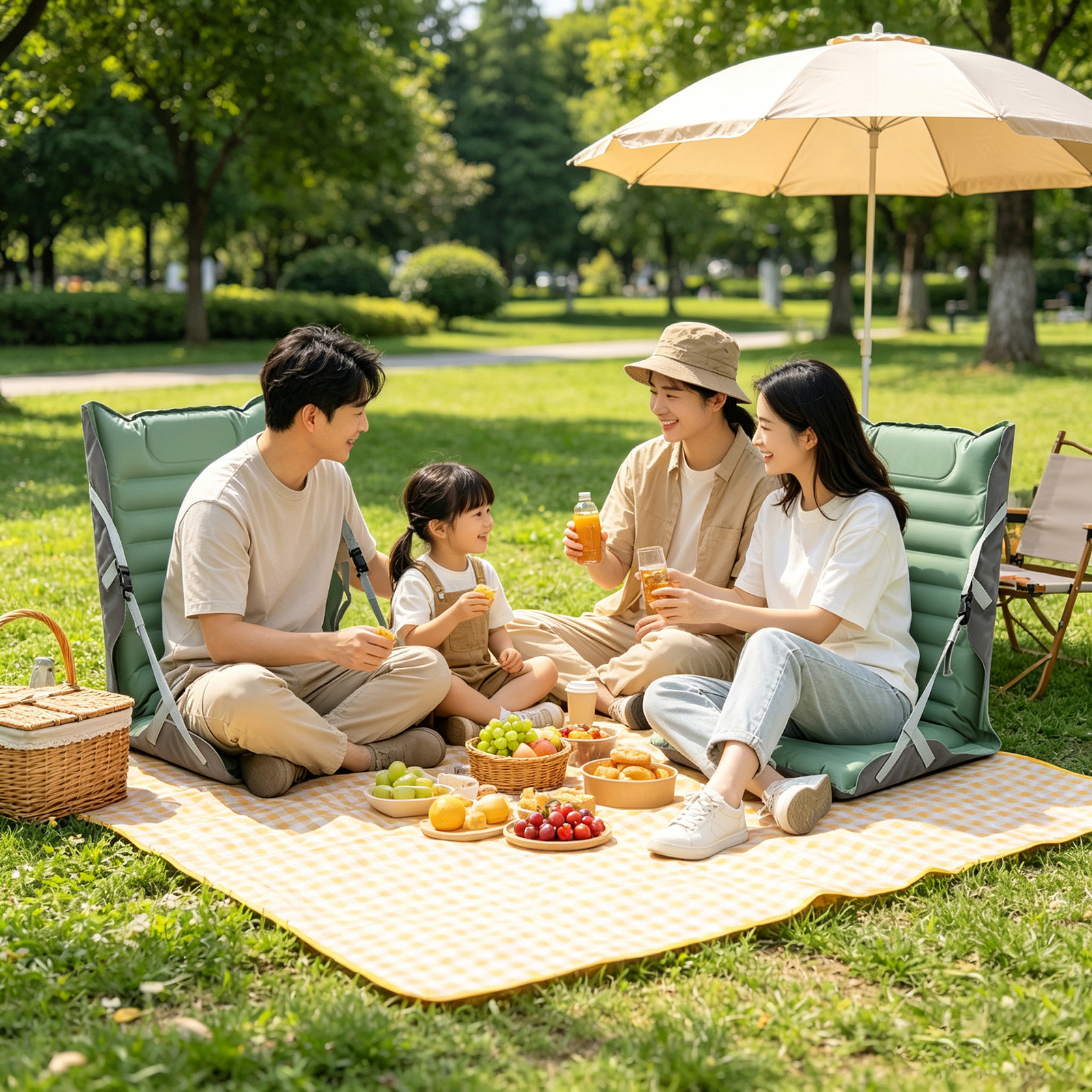 Inflatable Folding Seat Cushio - Outdoor Camping Furniture reseña y precio