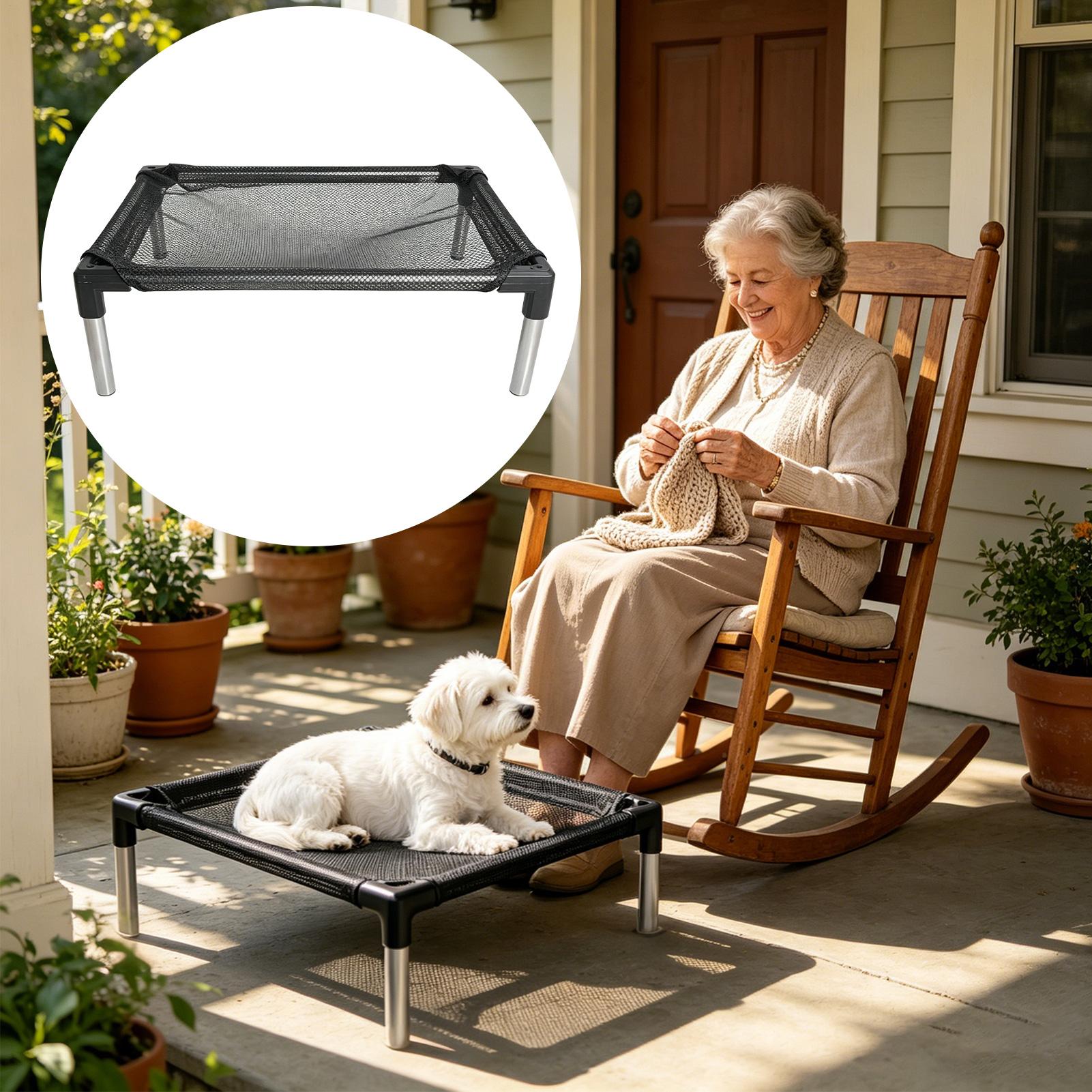 Elevated Dog Bed Breathable Me - Outdoor Camping Couch reseña y precio