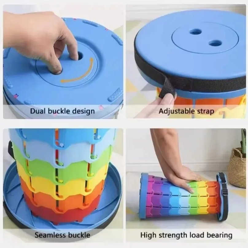 Portable Plastic Folding Teles - Outdoor Camping Folding Chairs reseña y precio