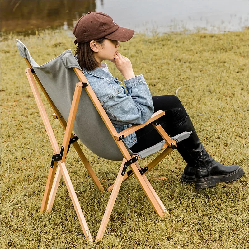 Simple Folding Chair Beech Can - Outdoor Camping Equipment Stores reseña y precio