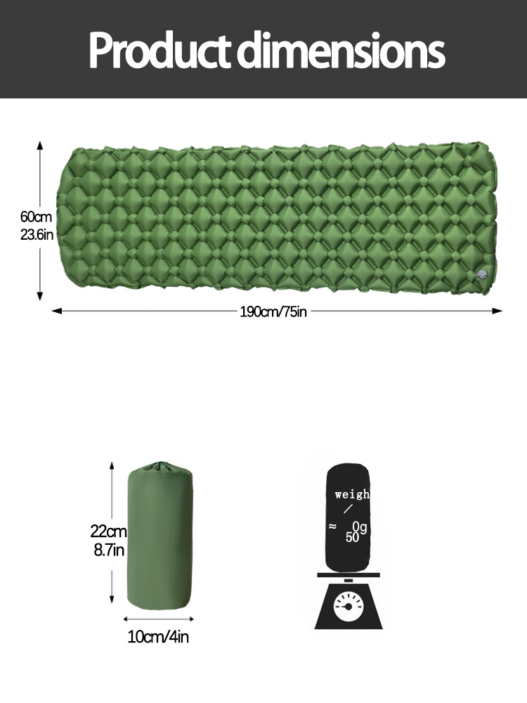 Camping Inflatable Mattress in - Outdoor Camping Furniture reseña y precio