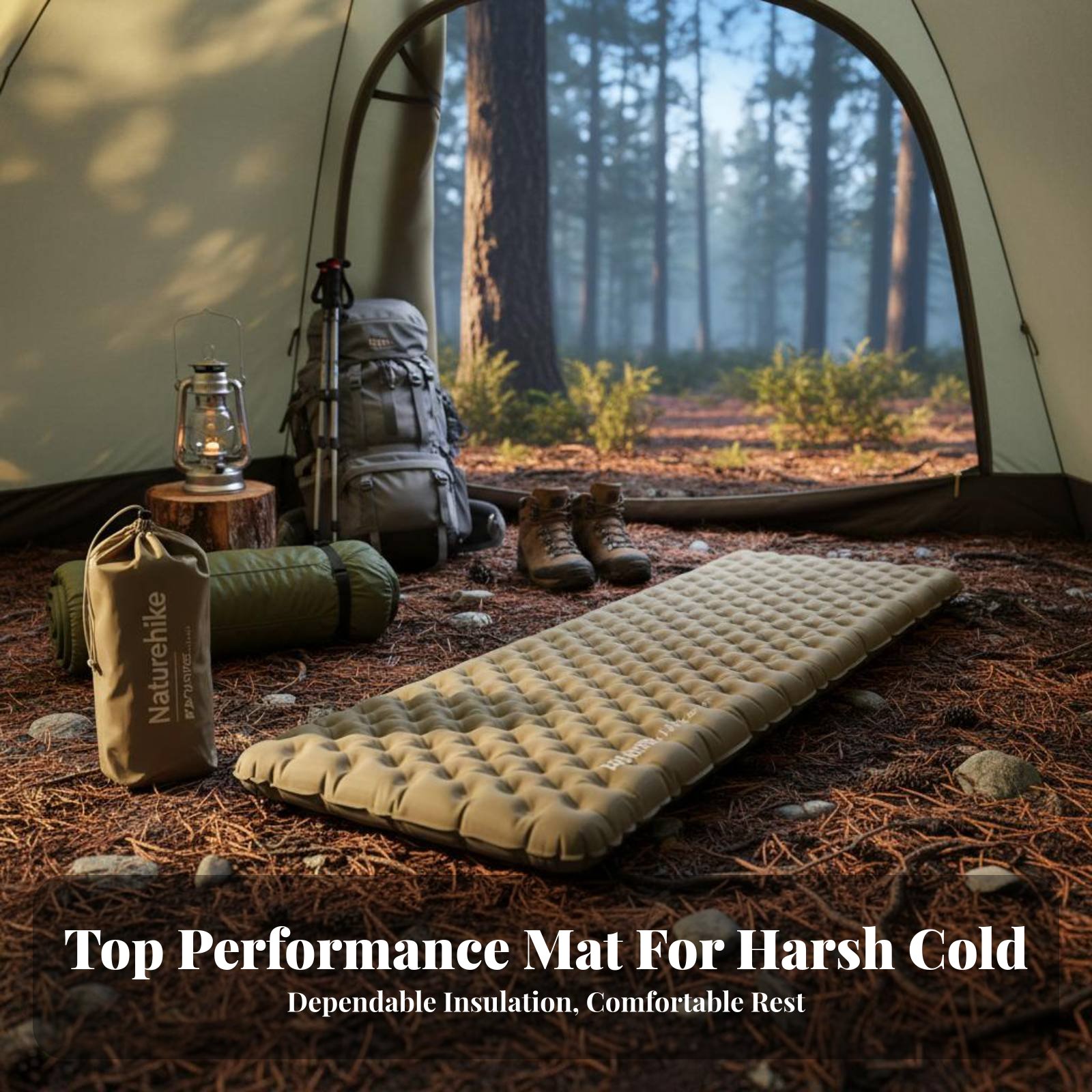 Inflatable Sleeping Pad, Light - Outdoor Camping Inflatable Tent reseña y precio